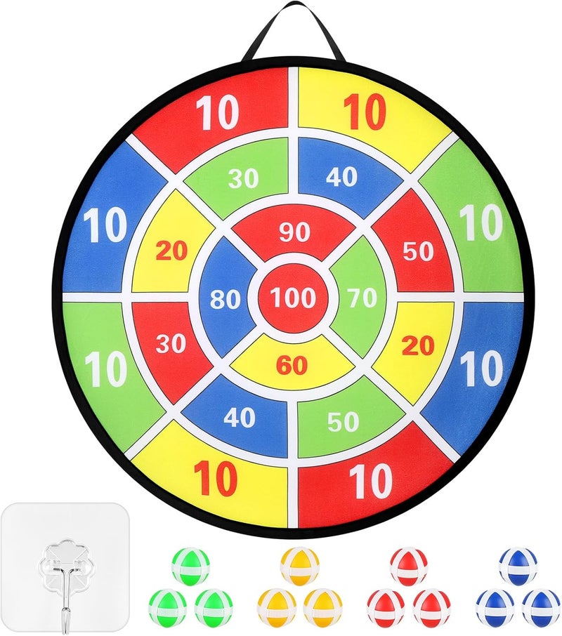 accmor 29" Large Dart Board for Kids, Kids Dart Board with Sticky Balls, Backyard Outdoor Games Birthday Gifts for 3 4 5 6 7 8 9 10 11 12 Year Old Boys Girls - Image 1
